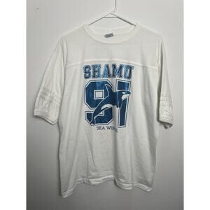 RARE Vintage 1991 Sea World Shamu 91 Jersey Shirt Alore Mens XL Made in USA